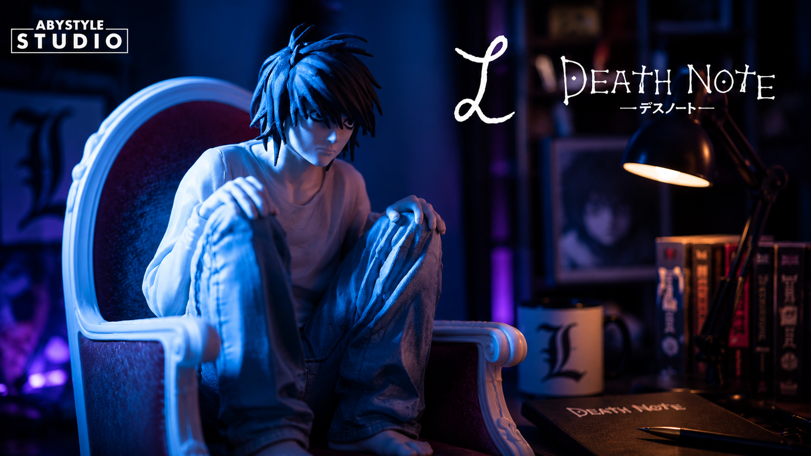 Amazon.com: ABYSTYLE Studio Death Note Detective L SFC Collectible